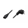 Teltonika PR2EU12M 1,2 m Typ-F EU-Netzkabel (CEE 7/4 auf IEC C13, Schwarz)