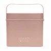 Rio CSBL-EU/1,1 Kosmetikkoffer Large Lush Box – Aluminium Beauty-Box mit Klappfächern & abschließbaren Verschlüssen, Schwarz