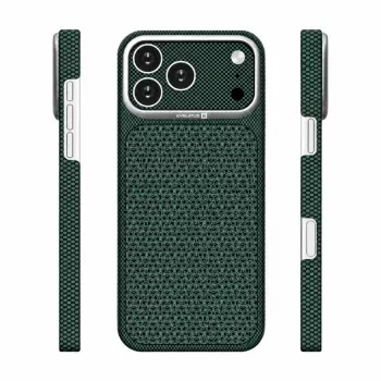 Evelatus Apple iPhone 17 Pro Carbon Premium Edition MagSafe Hülle Grün