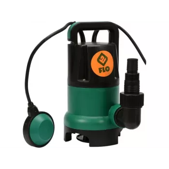 TOYA Flo 79771 Tauchpumpe für sauberes und schmutziges Wasser 400 W, 7500 l/h, 5 m Förderhöhe, IPX8, 10 m Kabel