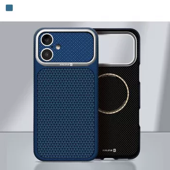 Evelatus Apple iPhone 16 Carbon Premium Edition MagSafe Hülle Mitternachtsblau