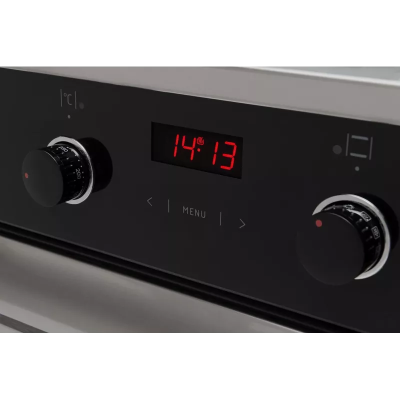 Amica EB6521 FUSION Elektro-Einbauofen 65L Energieklasse A Schwarz/Edelstahl