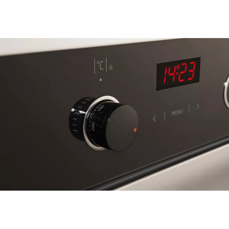 Amica EB6521 FUSION Elektro-Einbauofen 65L Energieklasse A Schwarz/Edelstahl