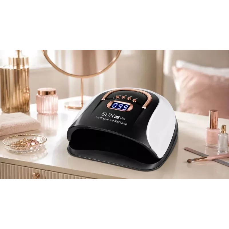 EXTRALINK Stay Beauty C4 UV LED Nagellampe 256 W für Hybridgele