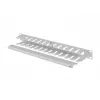 Lanberg 19 inch 1U Kabelmanagement mit Abdeckung Typ A Grau