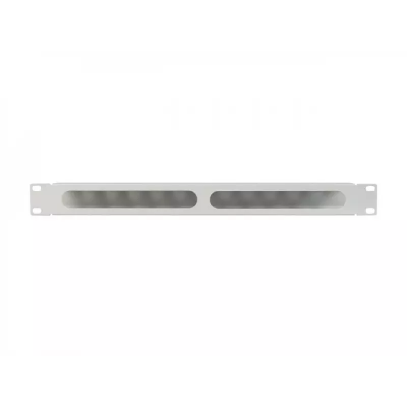 Lanberg 19 inch 1U Kabelmanagement mit Abdeckung Typ A Grau