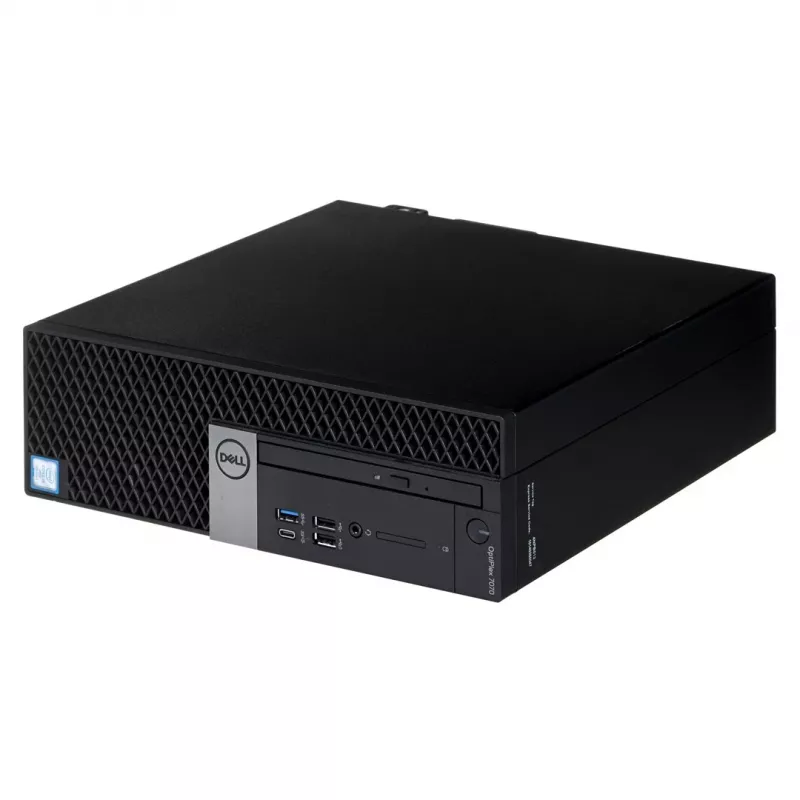 DELL OptiPlex 7070 SFF Desktop-PC - Intel Core i3-9100, 16GB RAM, 256GB SSD, Windows 11 Pro (Gebraucht)
