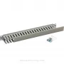Triton RAC-VP-X02-A1 19 inch 1U einseitiger Kunststoff-Kabelkanal, grau