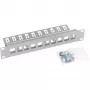 Triton RAC-PP-X03-C1 10-Port 1U Blank Keystone Patchpanel, grau