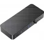 ORICO DKA22-V1-EU-BK-EP USB-C 10Gbps DisplayLink Dockingstation mit 4x 4K@60Hz Displays und 60W Power Delivery