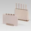 MEO MR-1412-BEIGE MAESTRO Messer- und Schneidebrett-Set