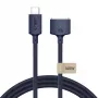 TECH-PROTECT MMC01 Ultraboost Magnetisches MacBook-Kabel USB-C auf MagSafe 3 140W 300cm Mitternachtsblau