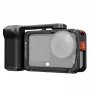 KF Kamera-Käfig-Bügel mit Griff für DJI Osmo Action 6 / Action 5 / Action 4 / Action 3, Aluminiumlegierung, Schwarz, KF12.0036