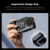 KF Kamera-Käfig-Bügel mit Griff für DJI Osmo Action 6 / Action 5 / Action 4 / Action 3, Aluminiumlegierung, Schwarz, KF12.0036