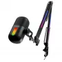 Rampage ARPEJ Gaming-Kondensatormikrofon am Galgenarm, RGB, Schwarz