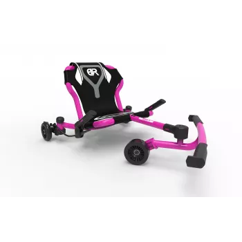 EzyRoller Drifter X Drift-Gokart mit Fußantrieb, 4–12 Jahre, Pink