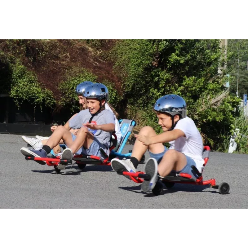 EzyRoller Drifter Pro X Fußbetriebenes Drift-Gokart für Kinder ab 10 Jahren - Blau