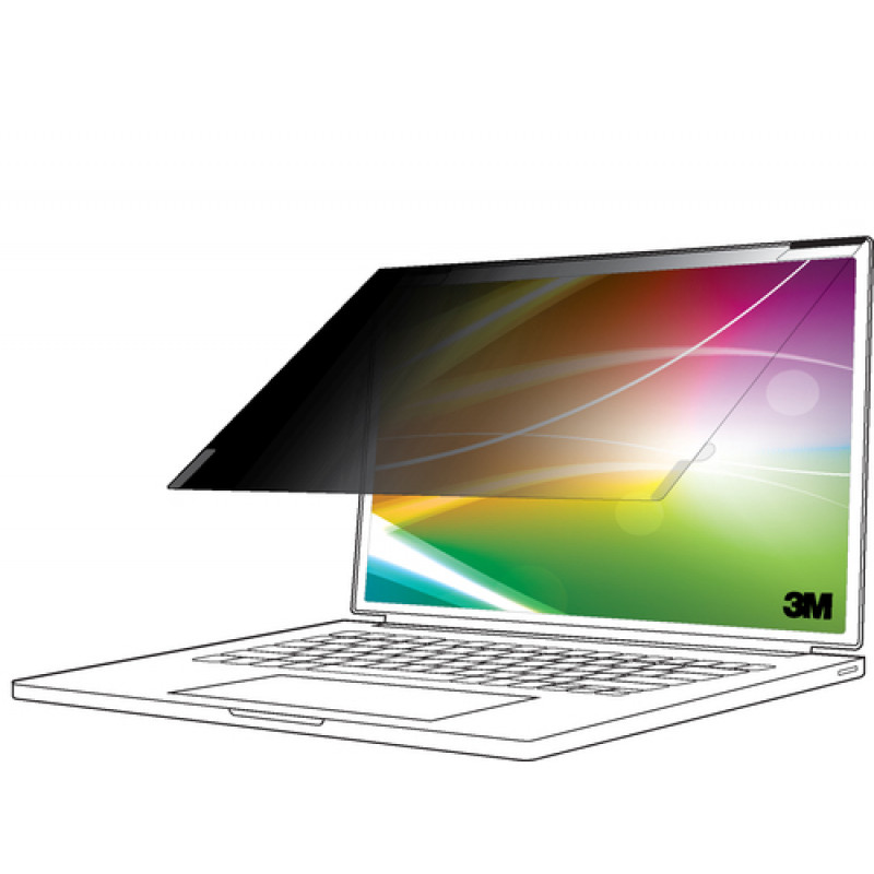 3M Blickschutzfilter für Notebook - heller Bildschirm - abnehmbar - Flip/Kleber - 35 cm (13,8 Zoll)