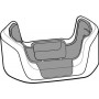 Zebra Handheld-Ladeschale (Packung mit 5)