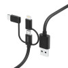 Hama 00201536, 1,5 m, USB A, USB C, USB 2.0, 480 Mbit/s, Schwarz