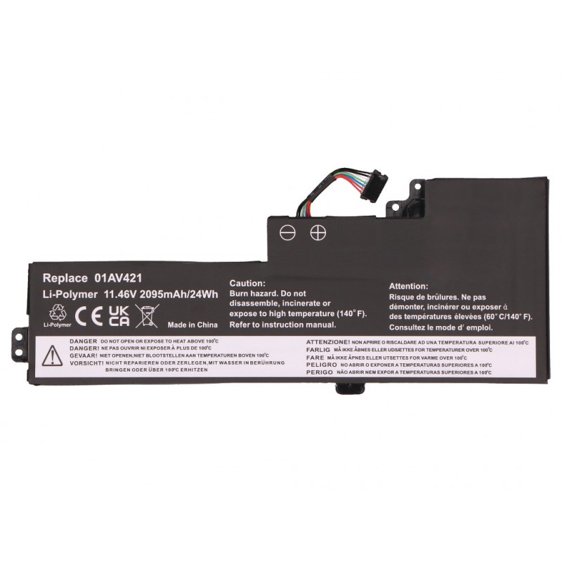 2-Power Hauptakku-Pack Lenovo ThinkPad T470 - Batterie - 2.095 mAh (2P-01AV420)