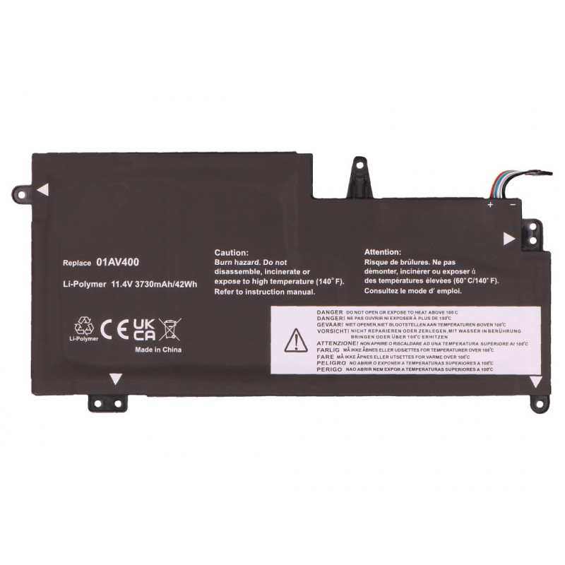 2-Power Hauptakku-Pack Lenovo ThinkPad 13 Gen1 Gen 2 - Batterie - 42 mAh (2P-01AV437)