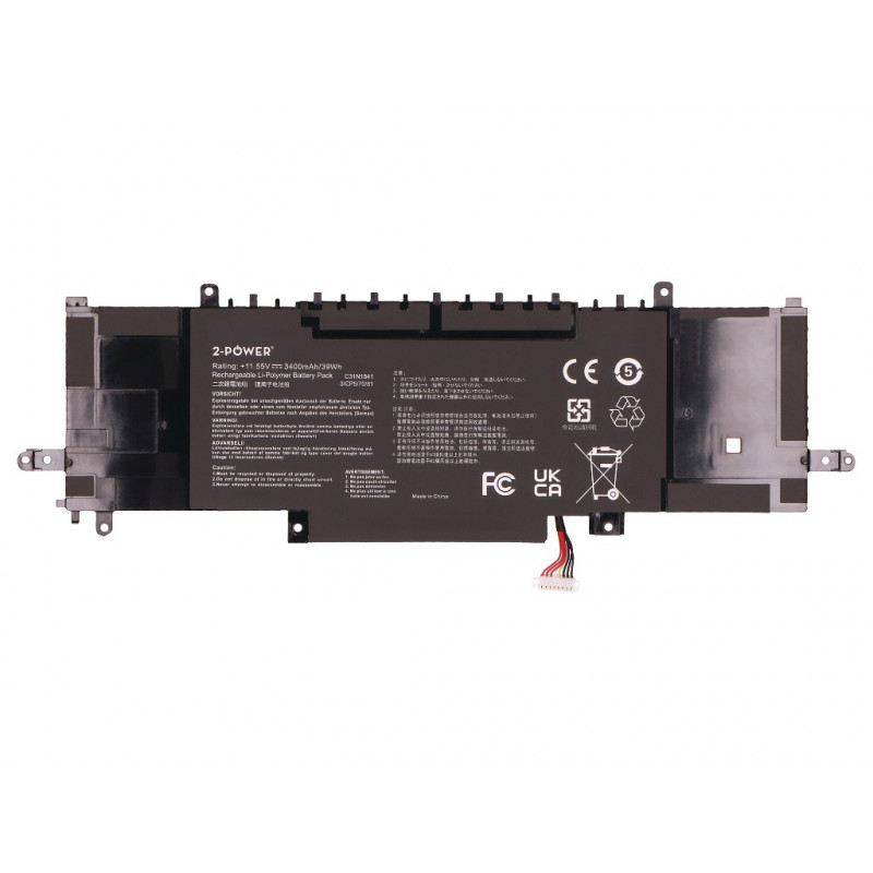 2-power Hauptakku-Pack - Batterie - 3.400 mAh (2P-0B200-03420200)