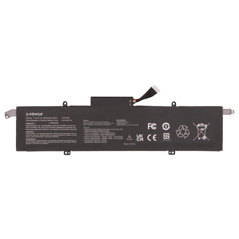 2-power Hauptakku-Pack Asus ROG G14 GA401QEC - Batterie - 56 mAh (2P-0B200-03610100)