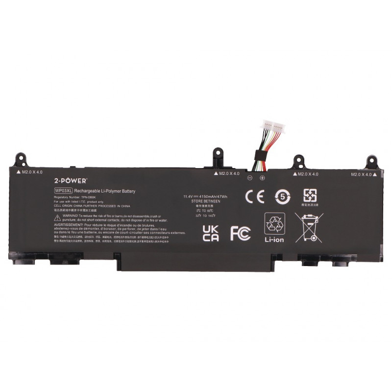 2-Power Hauptakku HP Elitebook 830 G9 - Batterie - 47 mAh
