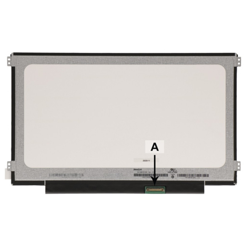 2-Power 11,6 Zoll HD IPS matt mit linken/rechten Halterungen (2P-391-BDMM)