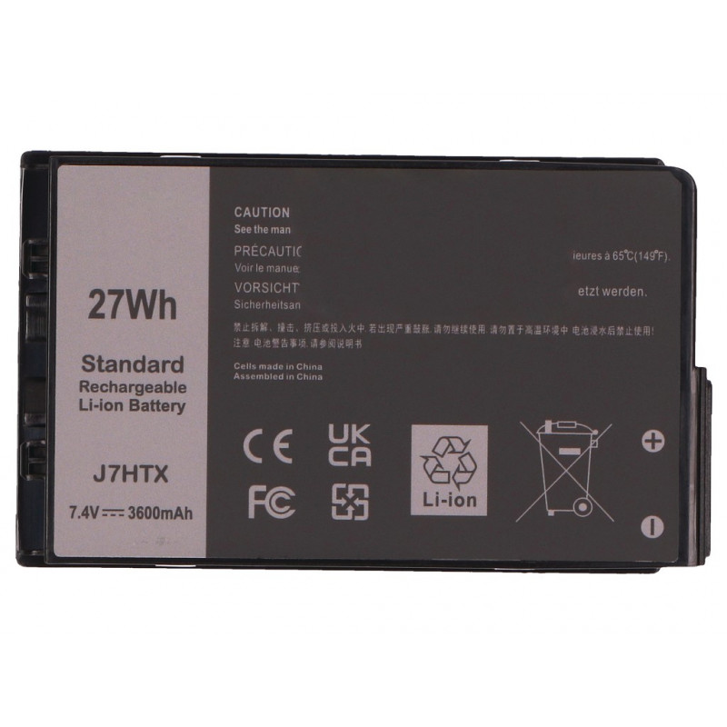 2-Power Hauptakku Dell Latitude 12 7212 - Batterie - 3.600 mAh (2P-2JT7D)