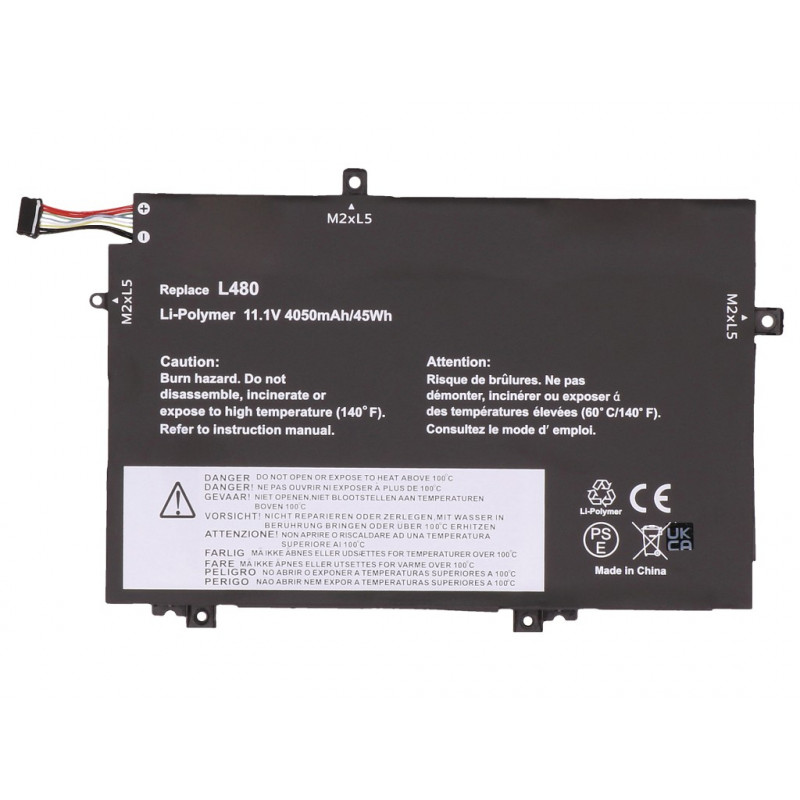 2-power Hauptakku-Pack Lenovo ThinkPad L480 20LS - Batterie - 50 mAh (2P-5B10W13896)