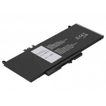 2-Power Hauptakku 44Wh Dell Latitude E5470 - Batterie - 44 mAh (2P-79VRK)