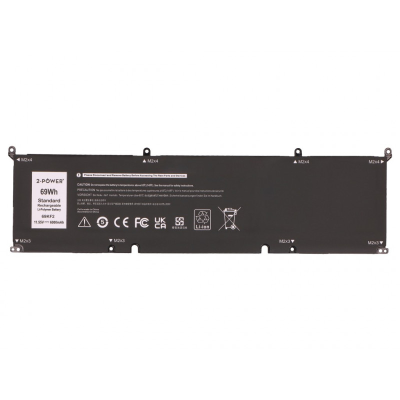 2-Power Hauptakku Dell Precision 5550 - Batterie - 69 mAh (2P-70N2F)