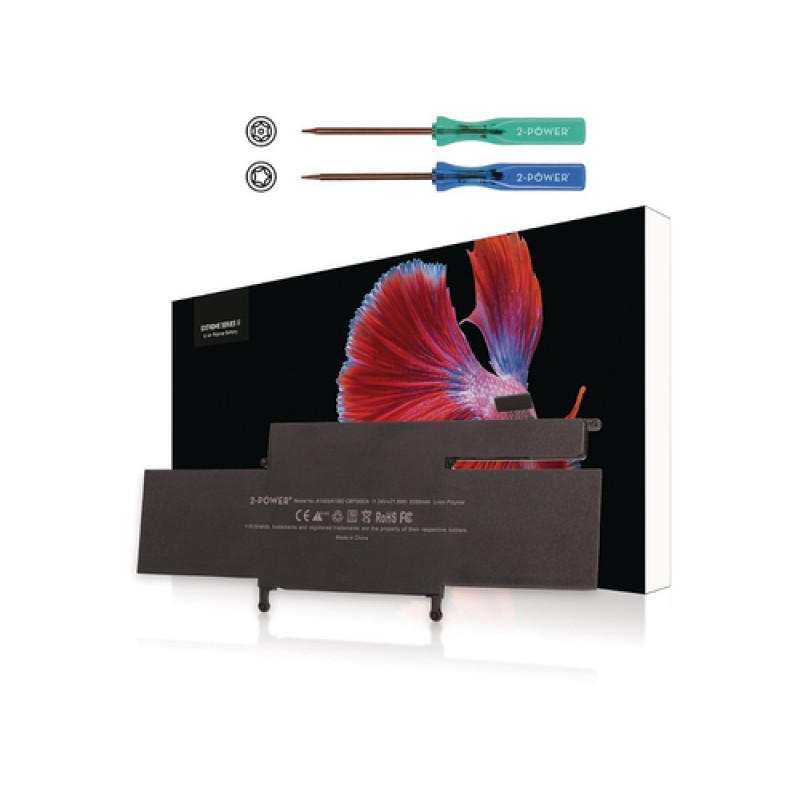 2-power 2P-A1493 - Akku - Apple MacBook Pro 13 A1502 Late 2013 (EMC2678) - Mid 2014 (EMC2875)