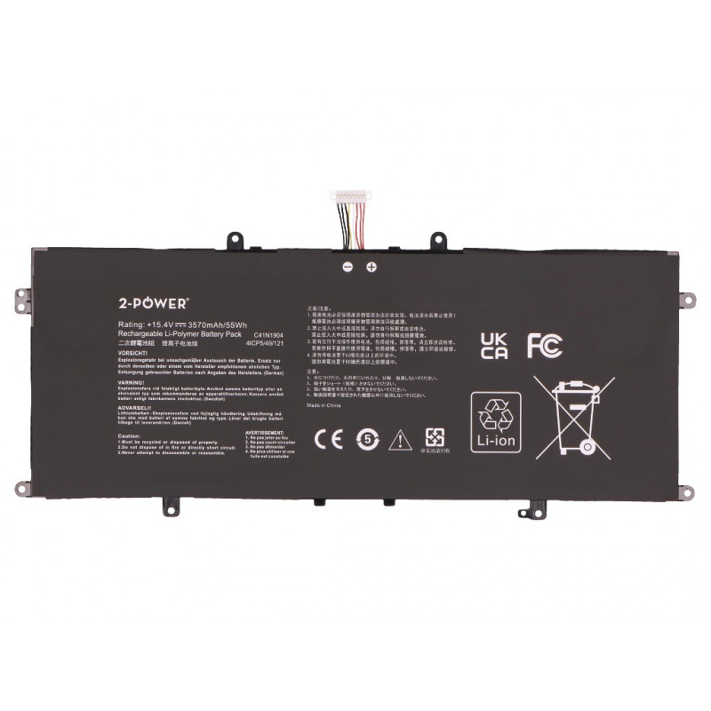 2-power Asus U4700J Hauptakku - Akku - 49 mAh (2P-C41N1904)