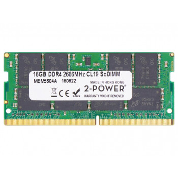 2-power 2P-CT16G4SFD8266 - 16 GB - 1 x 16 GB - DDR4 - 2666 MHz - 260-Pin-SO-DIMM