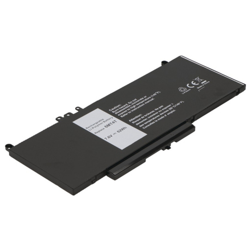 2-Power Hauptakku 44Wh Dell Latitude E5470 - Batterie - 44 mAh (2P-HK6DV)