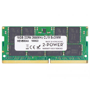 2-power 2P-KF426S16IB/16 - 16 GB - 1 x 16 GB - DDR4 - 2666 MHz - 260-pin SO-DIMM
