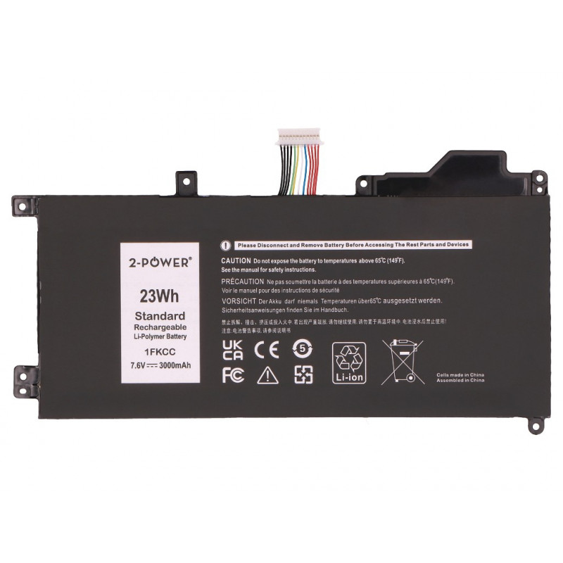 2-power Hauptakku-Pack - Batterie - 3.000 mAh (2P-KWWW4)