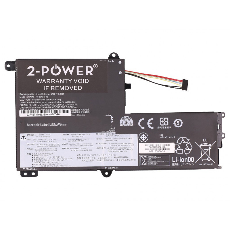 2-power 2P-L15M3PB0 - Akku - Batterie 46 mAh 11,4 V