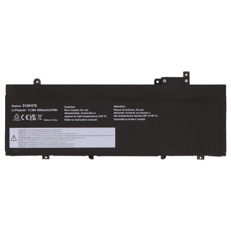 2-power Main Battery Pack Lenovo ThinkPad T480s 20L7 - Akku - 44 mAh (2P-L17M3P72)