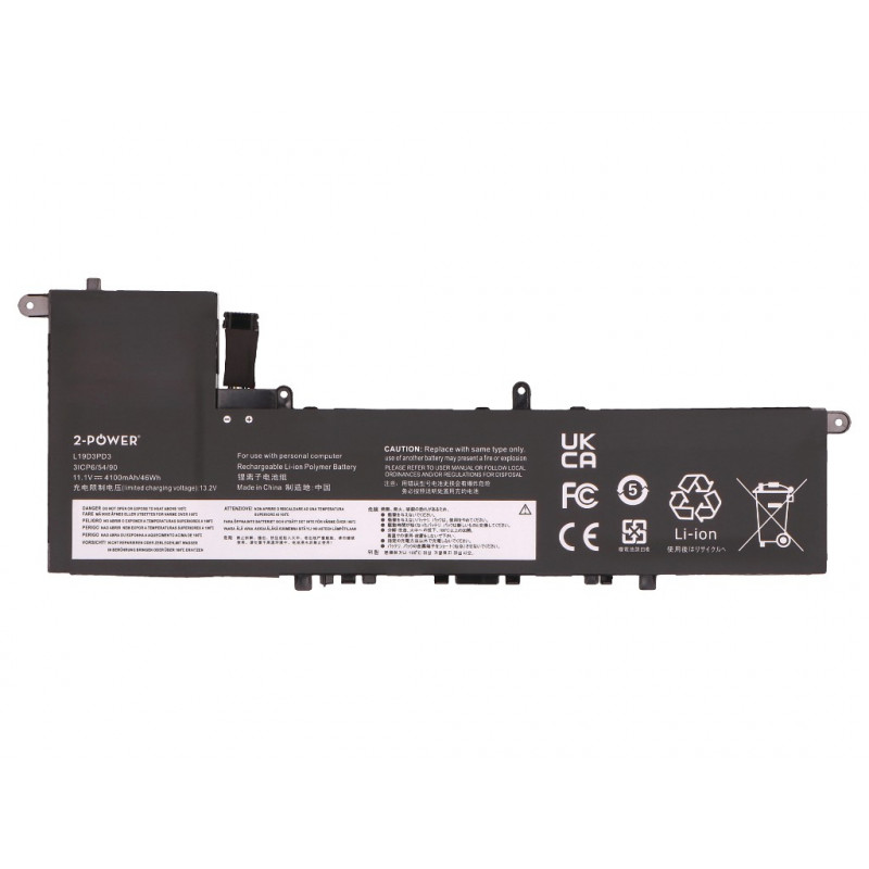 2-power Lenovo IdeaPad S540-13ITL 82H1 Hauptakku-Pack - Akku - 46 mAh (2P-L19M3PD3)