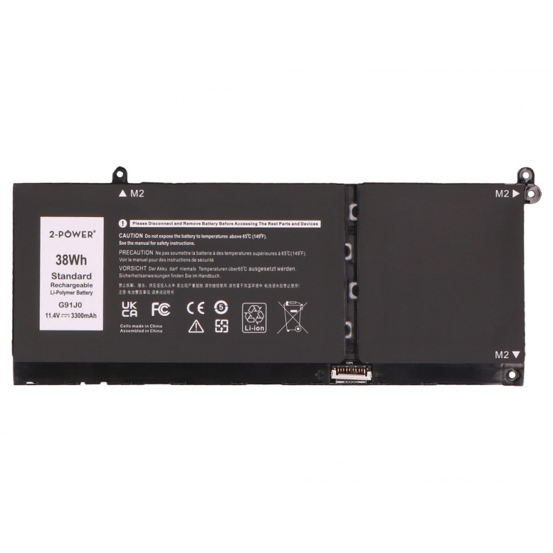 2-power Hauptakku Dell Vostro 3511 3515 - Batterie - 3.300 mAh (2P-MGCM5)