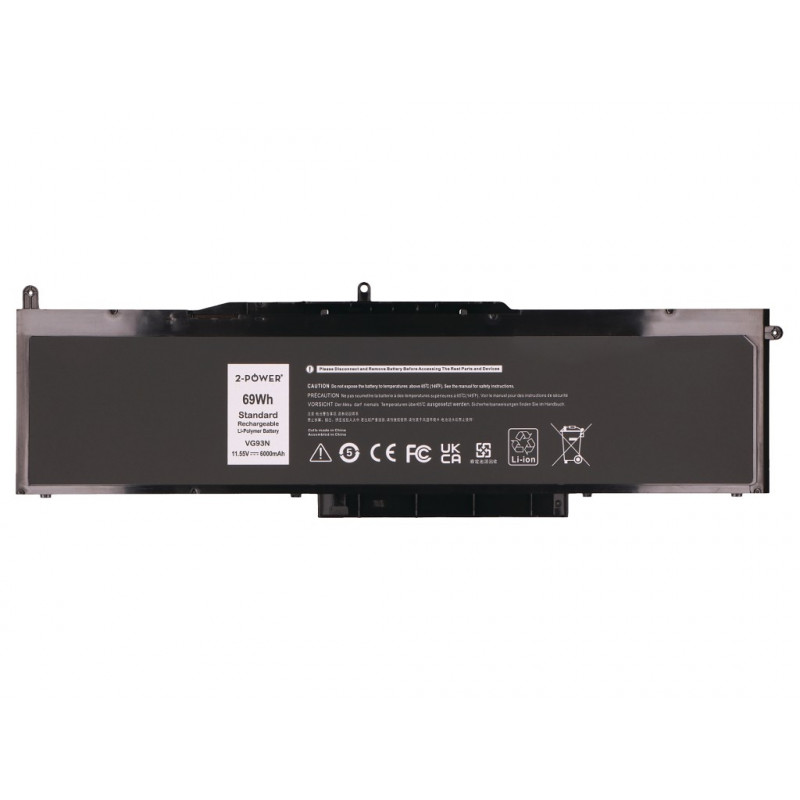 2-Power Hauptakku Dell Precision 3520 - Batterie - 69 mAh (2P-NY5PG)