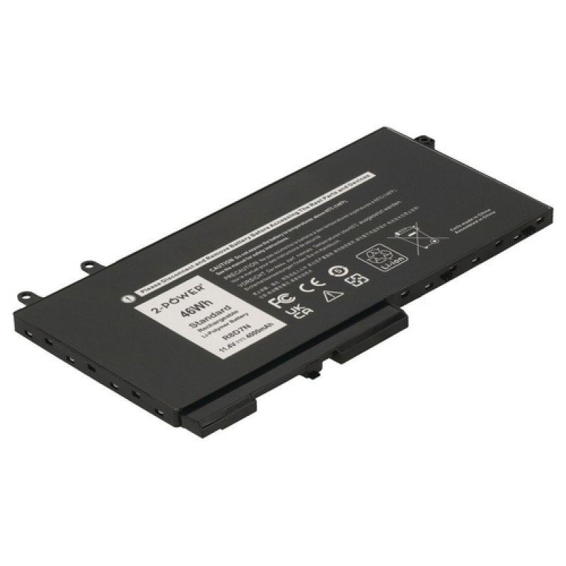 2-power Dell Latitude 5400 Hauptakku-Pack - Akku - 46 mAh (2P-R8D7N)