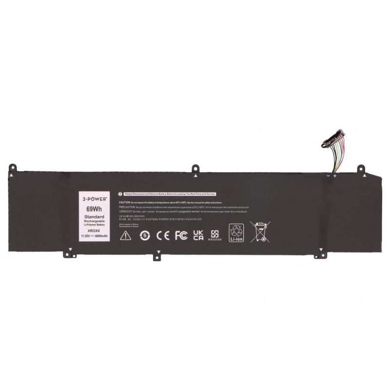 2-Power Dell Alienware M15 Hauptakku-Pack - Akku - 69 mAh (2P-XRGXX)