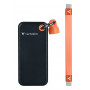 Verbatim 32418 Pocket SSD, 256 GB, USB Type-C, USB 3.2 Gen 2, 1000 MB/s, Schwarz/Orange