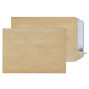 Steinmetz Versandtaschen DIN C5, ohne Fenster, haftklebend, 90 g/m², braun, 500 St. (4505PR)