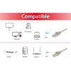 Equip Patchkabel Cat6A U/UTP 2xRJ45 1,50m beige LSZH Polybeutel